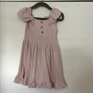 Kate Quinn Blush Pink Ruffle Dress